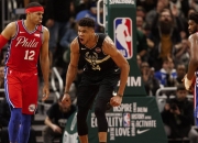 米兰体育官方网站-76人客场战胜老鹰，西蒙斯表现抢眼