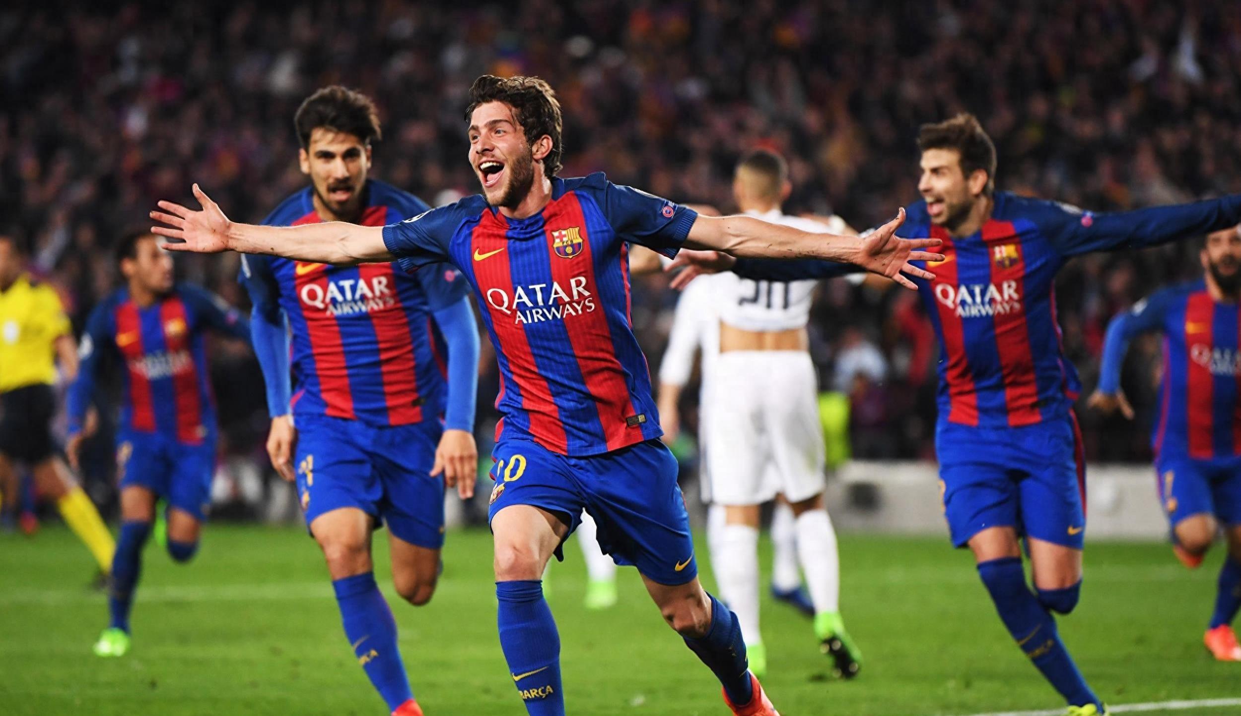 梅西领导巴塞罗那队进军足球盛事半决赛